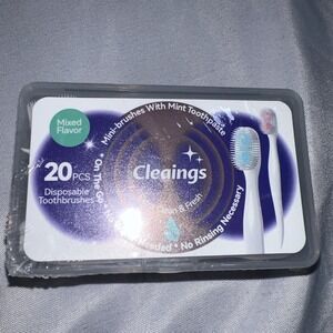 Cleanings‎ Extra Clean & Fresh Disposable toothbrushes 24pcs Mint Flavor